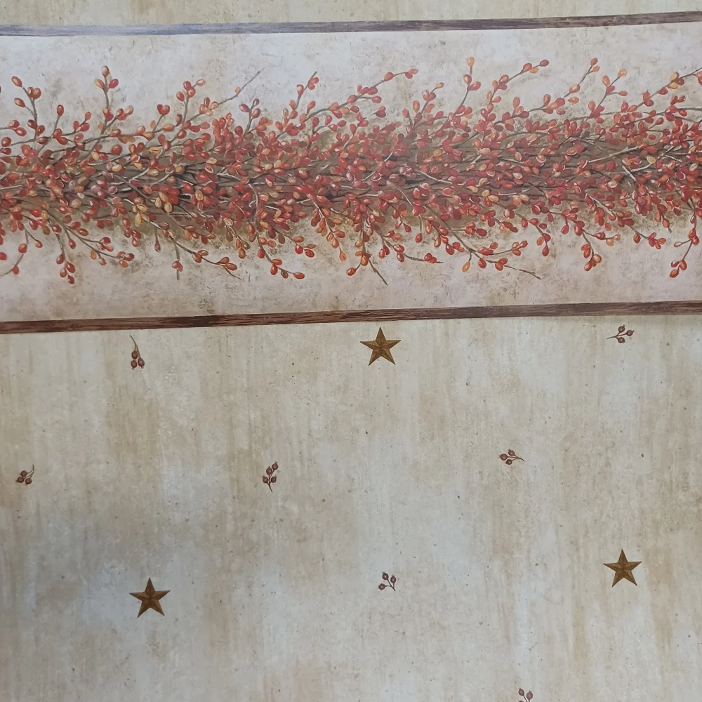 Wallpaper Bryndle Beige Barnstar & Sprigs Country
